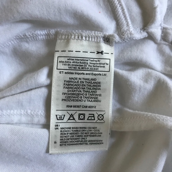 STELLA MCCARTNEY ADIDAS |  white dolman sleeve top - Picture 6 of 7